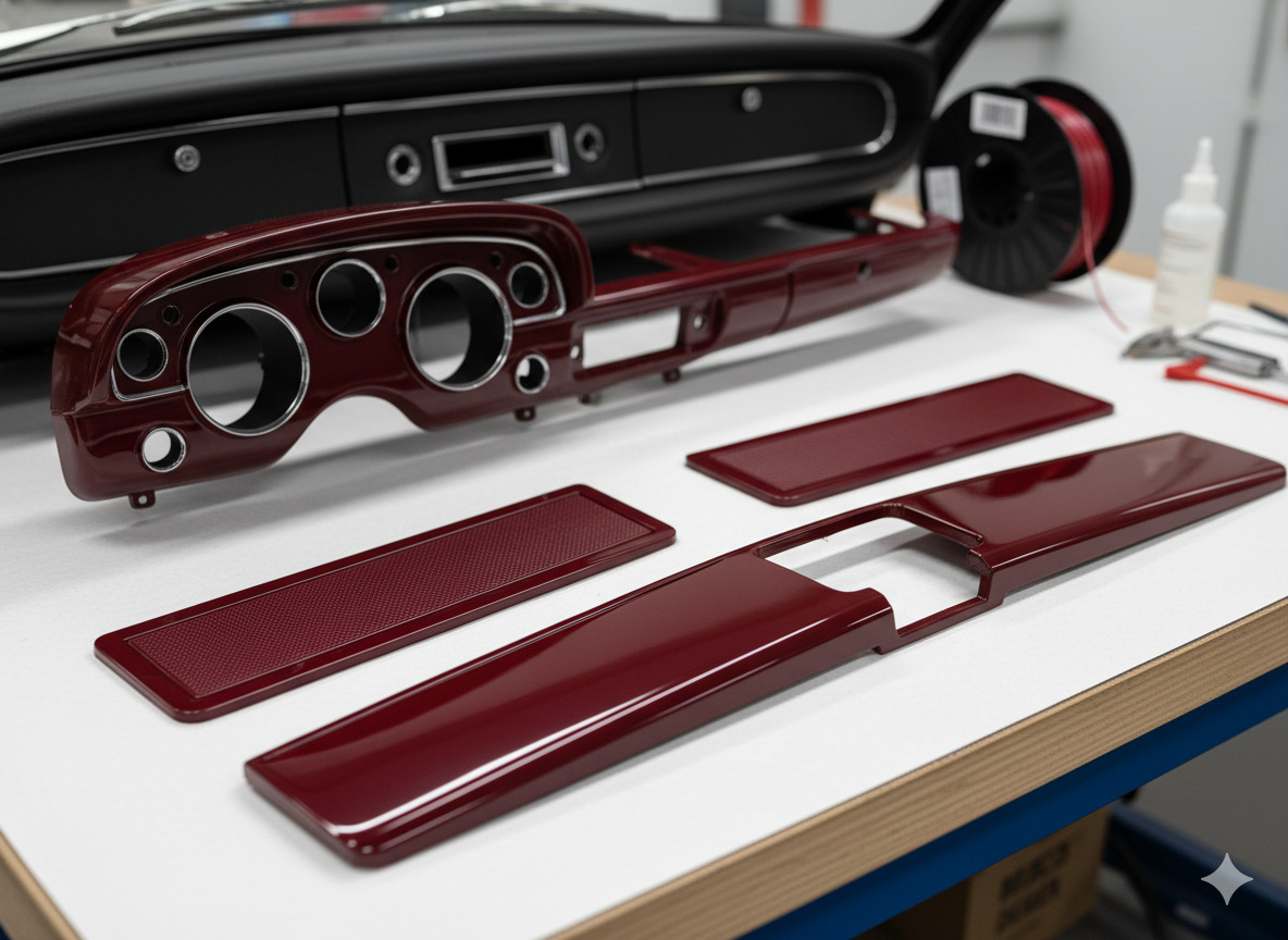 Custom automotive parts and fixtures